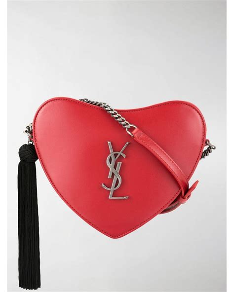 ysl stofftasche|ysl heart purse.